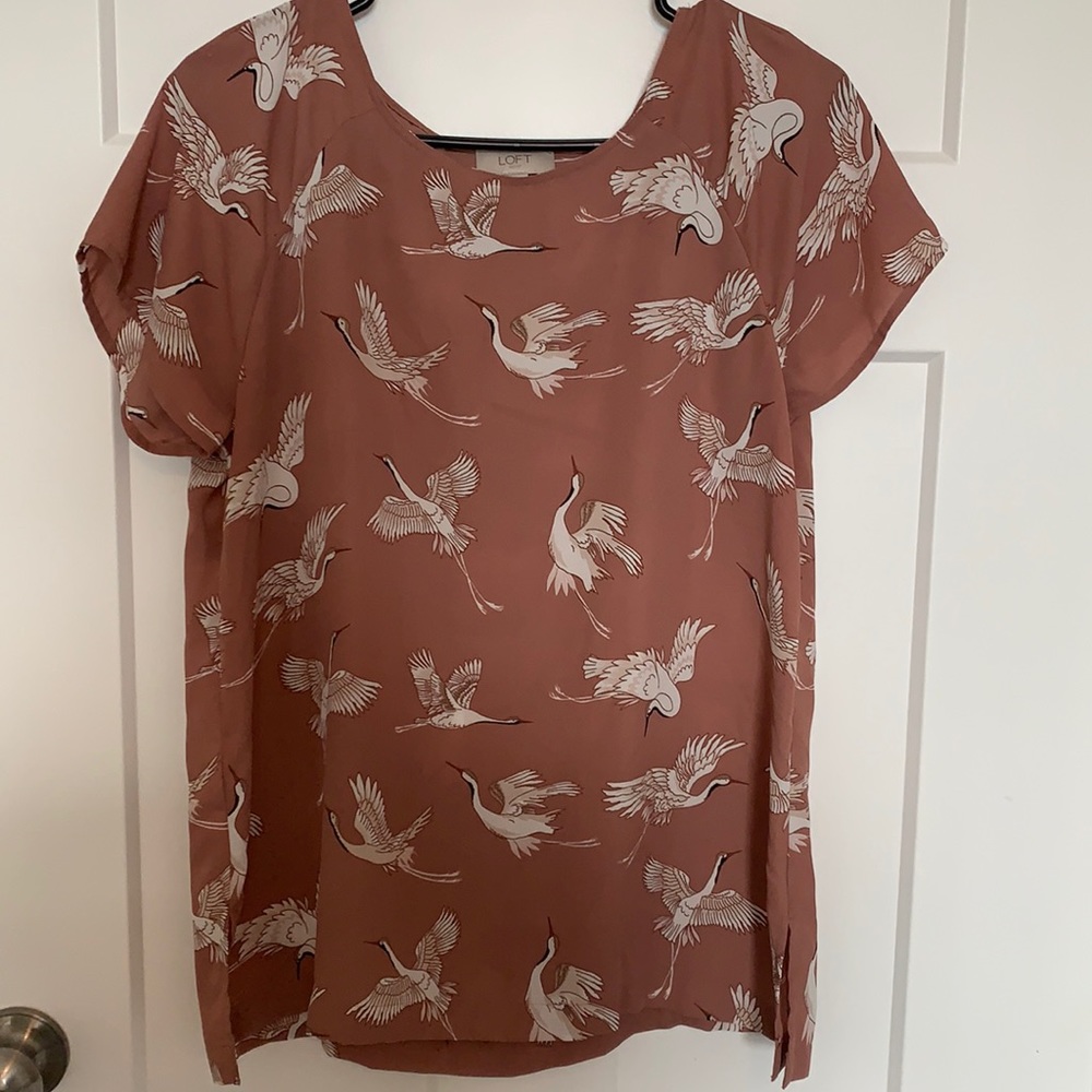 LOFT Outlet printed blouse